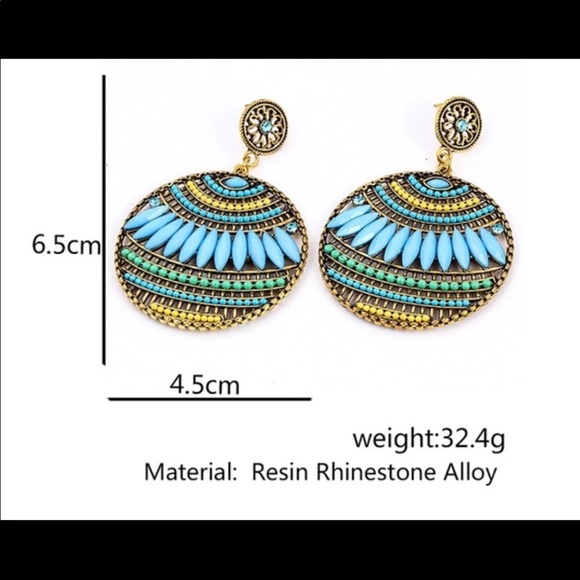 🌻3 for $20🌻💥LAST PAIR💥Boho Beaded Earrings - Picture 7 of 7